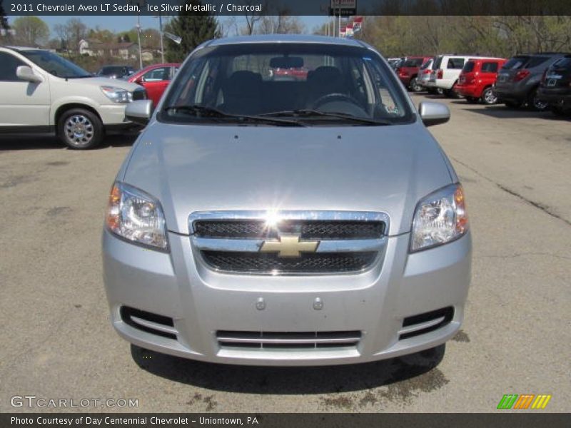 Ice Silver Metallic / Charcoal 2011 Chevrolet Aveo LT Sedan