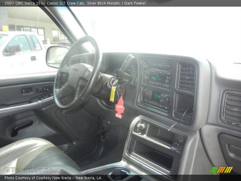Silver Birch Metallic / Dark Pewter 2007 GMC Sierra 1500 Classic SLT Crew Cab