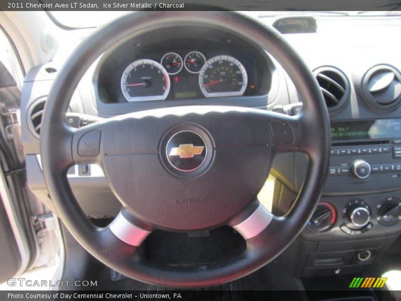 Ice Silver Metallic / Charcoal 2011 Chevrolet Aveo LT Sedan