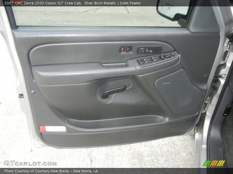 Silver Birch Metallic / Dark Pewter 2007 GMC Sierra 1500 Classic SLT Crew Cab