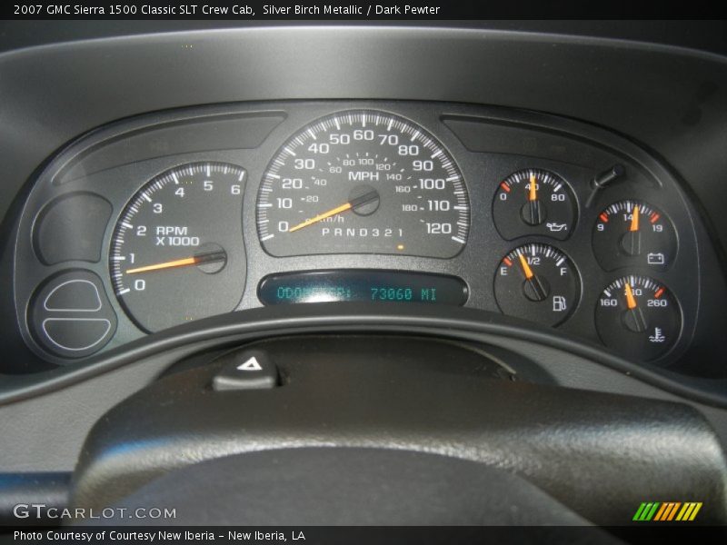 Silver Birch Metallic / Dark Pewter 2007 GMC Sierra 1500 Classic SLT Crew Cab