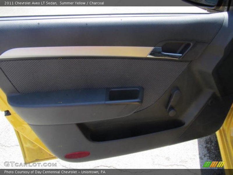 Summer Yellow / Charcoal 2011 Chevrolet Aveo LT Sedan
