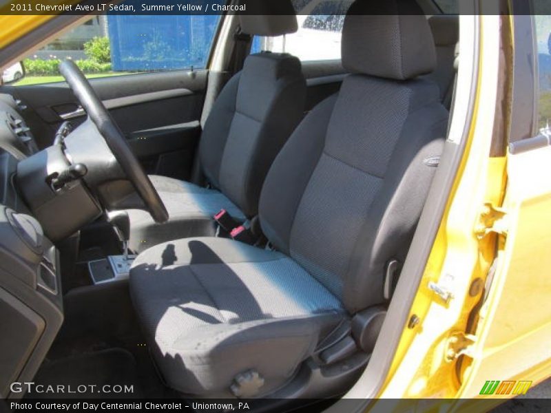 Summer Yellow / Charcoal 2011 Chevrolet Aveo LT Sedan