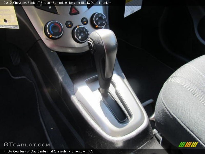 Summit White / Jet Black/Dark Titanium 2012 Chevrolet Sonic LT Sedan