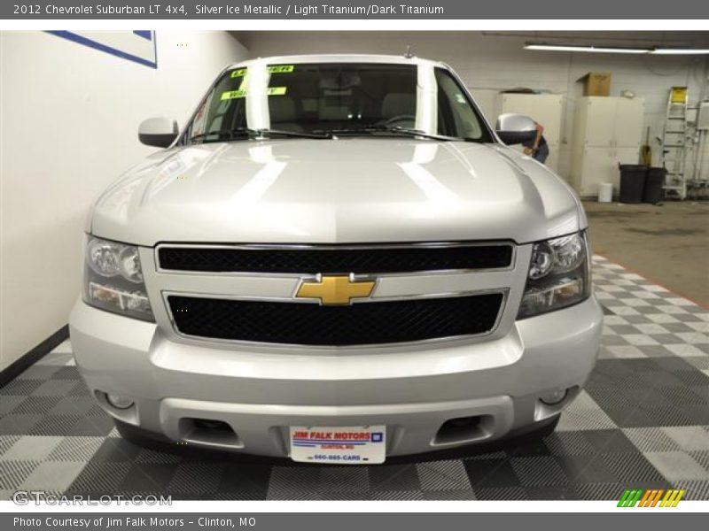Silver Ice Metallic / Light Titanium/Dark Titanium 2012 Chevrolet Suburban LT 4x4