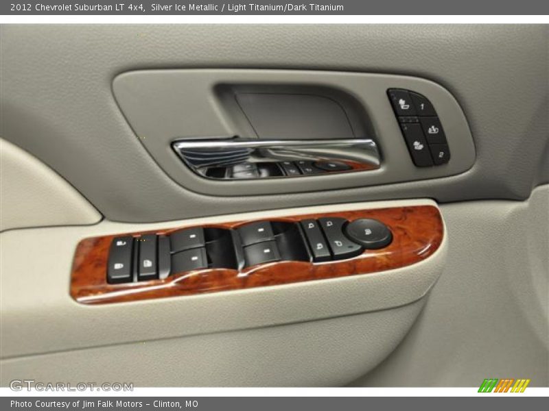 Silver Ice Metallic / Light Titanium/Dark Titanium 2012 Chevrolet Suburban LT 4x4