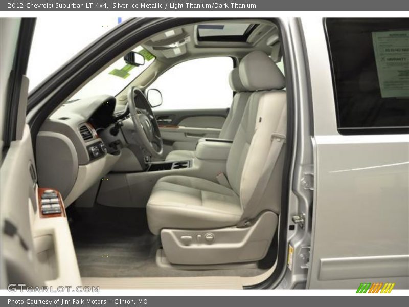 Silver Ice Metallic / Light Titanium/Dark Titanium 2012 Chevrolet Suburban LT 4x4