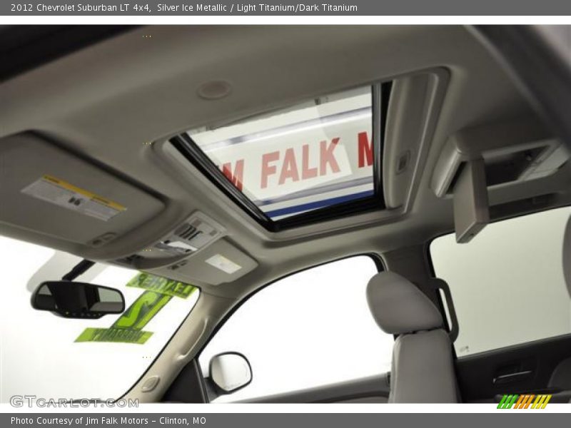 Silver Ice Metallic / Light Titanium/Dark Titanium 2012 Chevrolet Suburban LT 4x4