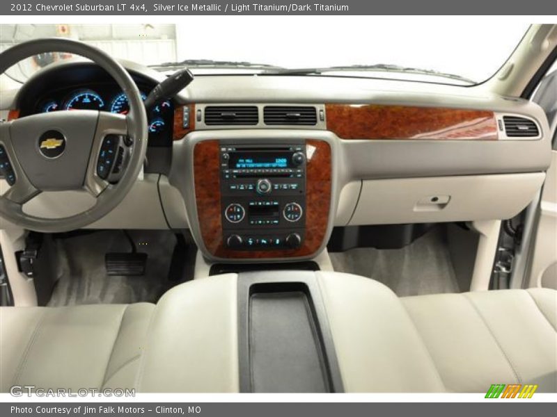 Silver Ice Metallic / Light Titanium/Dark Titanium 2012 Chevrolet Suburban LT 4x4