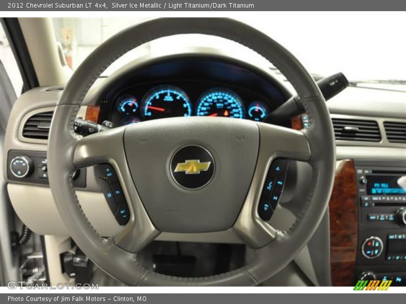 Silver Ice Metallic / Light Titanium/Dark Titanium 2012 Chevrolet Suburban LT 4x4