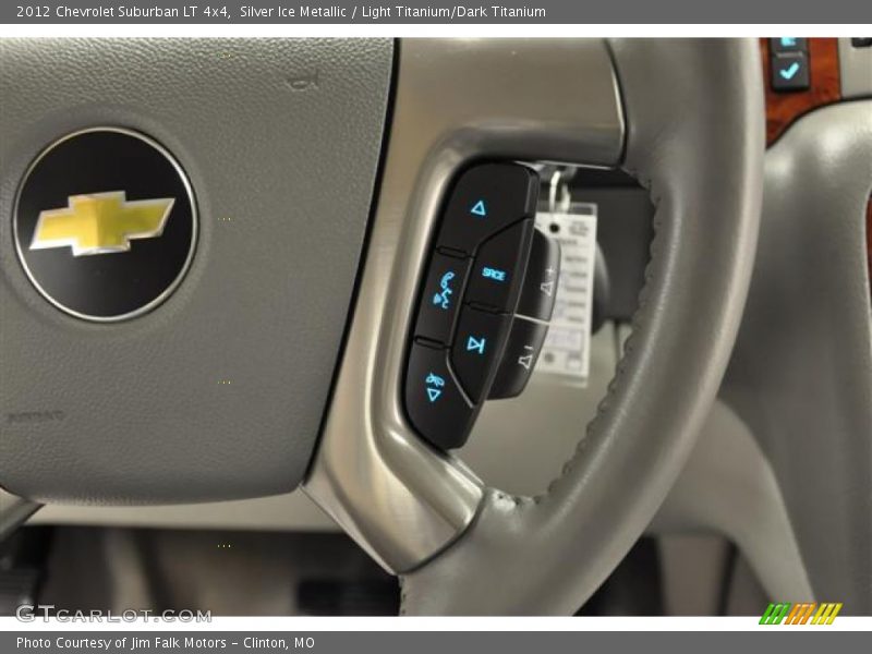 Silver Ice Metallic / Light Titanium/Dark Titanium 2012 Chevrolet Suburban LT 4x4