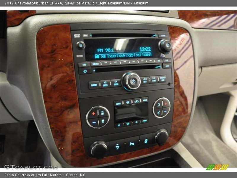 Silver Ice Metallic / Light Titanium/Dark Titanium 2012 Chevrolet Suburban LT 4x4