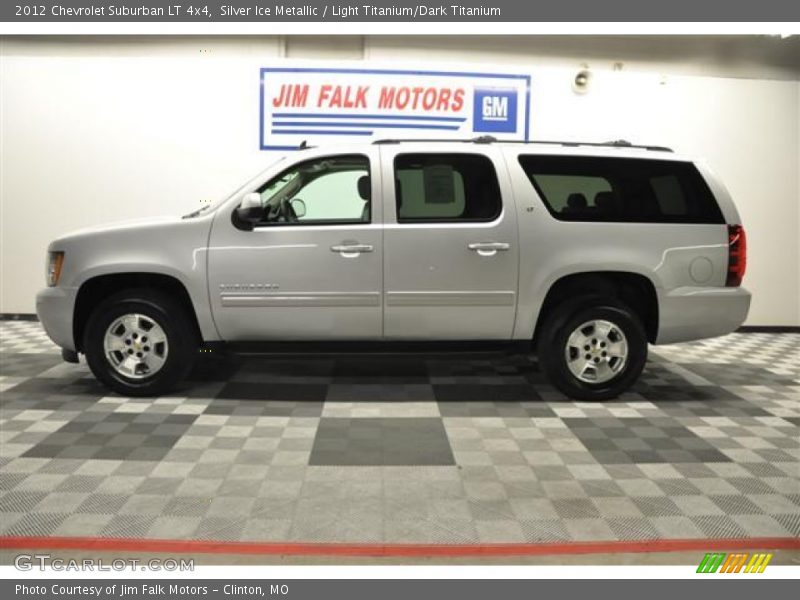 Silver Ice Metallic / Light Titanium/Dark Titanium 2012 Chevrolet Suburban LT 4x4