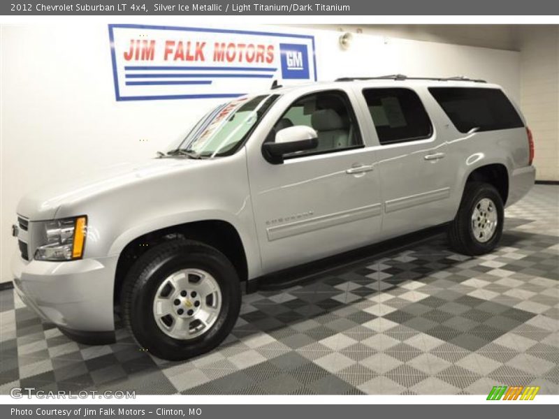 Silver Ice Metallic / Light Titanium/Dark Titanium 2012 Chevrolet Suburban LT 4x4