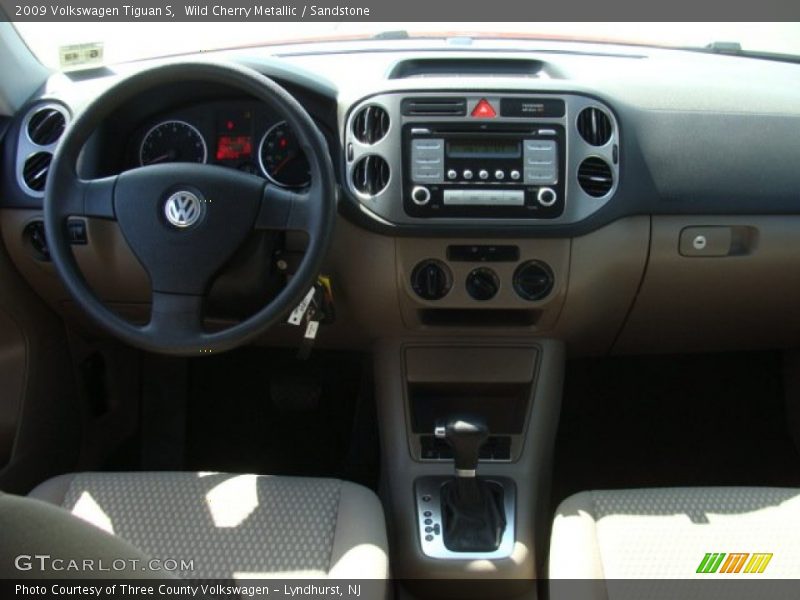 Wild Cherry Metallic / Sandstone 2009 Volkswagen Tiguan S