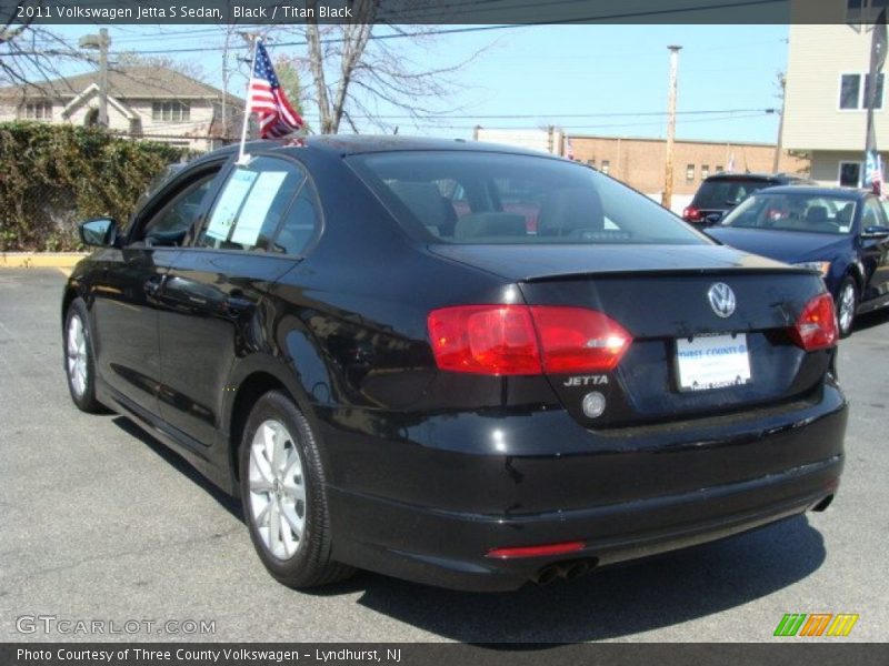 Black / Titan Black 2011 Volkswagen Jetta S Sedan