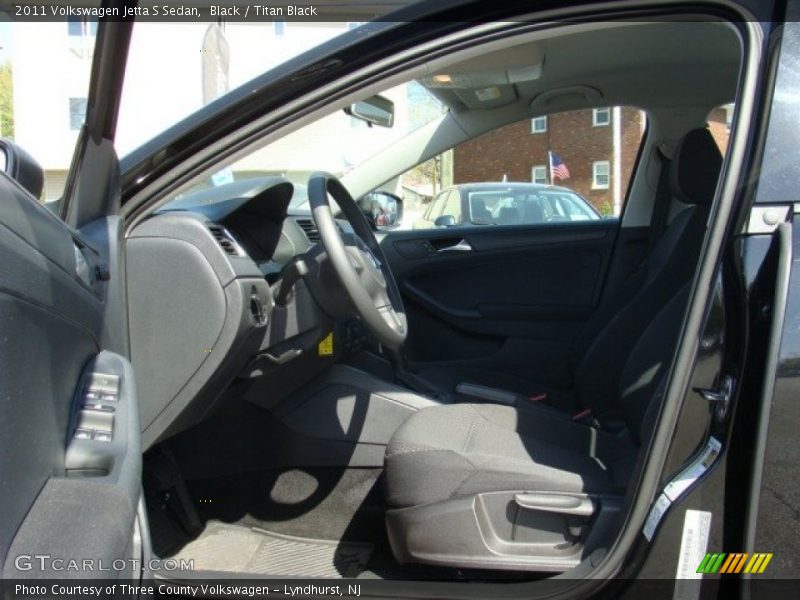 Black / Titan Black 2011 Volkswagen Jetta S Sedan