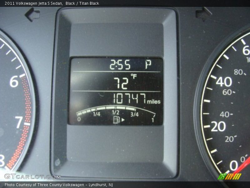 Black / Titan Black 2011 Volkswagen Jetta S Sedan