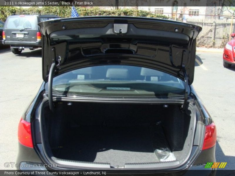 Black / Titan Black 2011 Volkswagen Jetta S Sedan