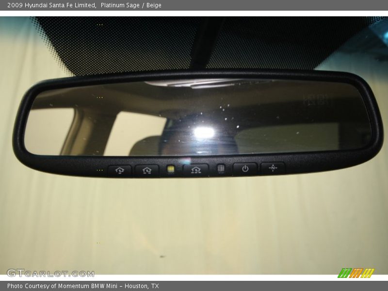 Platinum Sage / Beige 2009 Hyundai Santa Fe Limited