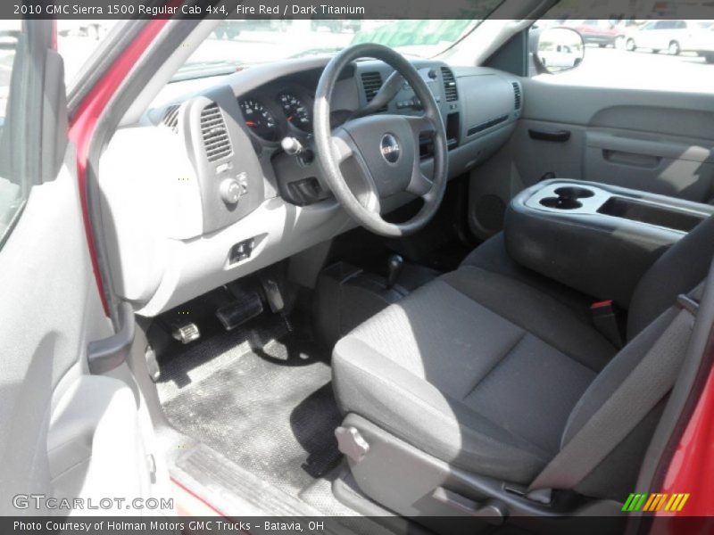 Fire Red / Dark Titanium 2010 GMC Sierra 1500 Regular Cab 4x4