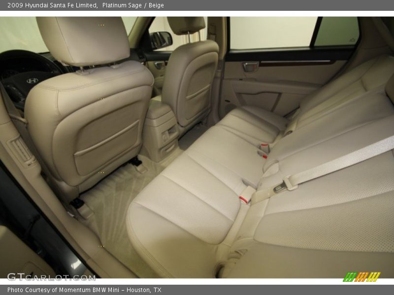Platinum Sage / Beige 2009 Hyundai Santa Fe Limited