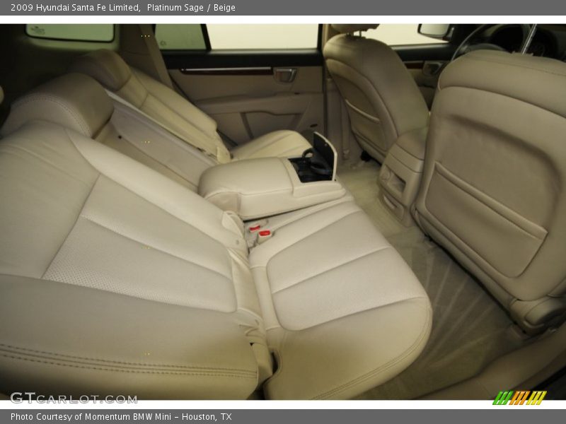 Platinum Sage / Beige 2009 Hyundai Santa Fe Limited