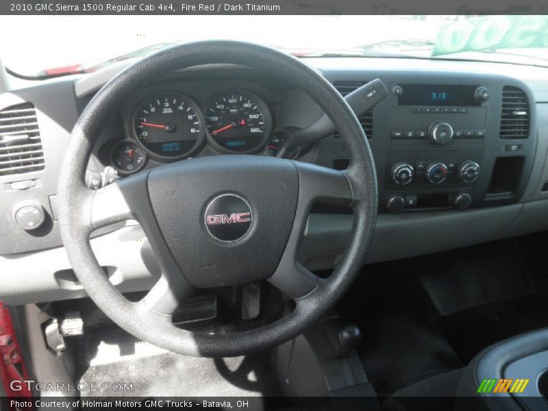 Fire Red / Dark Titanium 2010 GMC Sierra 1500 Regular Cab 4x4