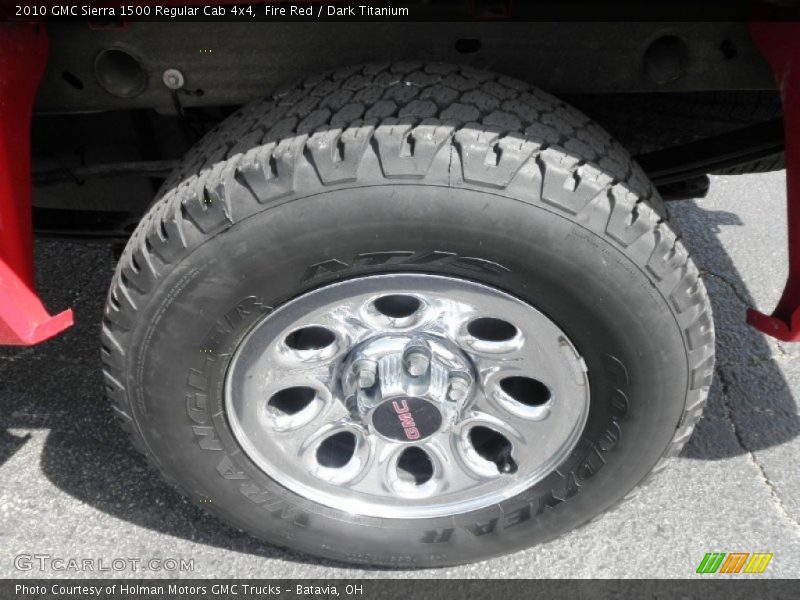 Fire Red / Dark Titanium 2010 GMC Sierra 1500 Regular Cab 4x4