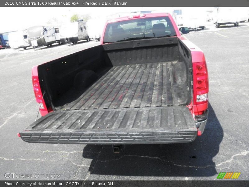 Fire Red / Dark Titanium 2010 GMC Sierra 1500 Regular Cab 4x4