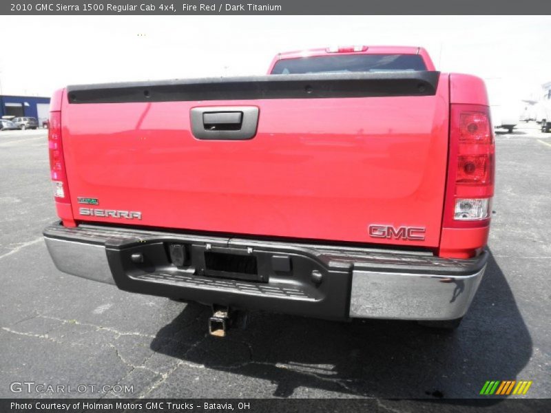 Fire Red / Dark Titanium 2010 GMC Sierra 1500 Regular Cab 4x4