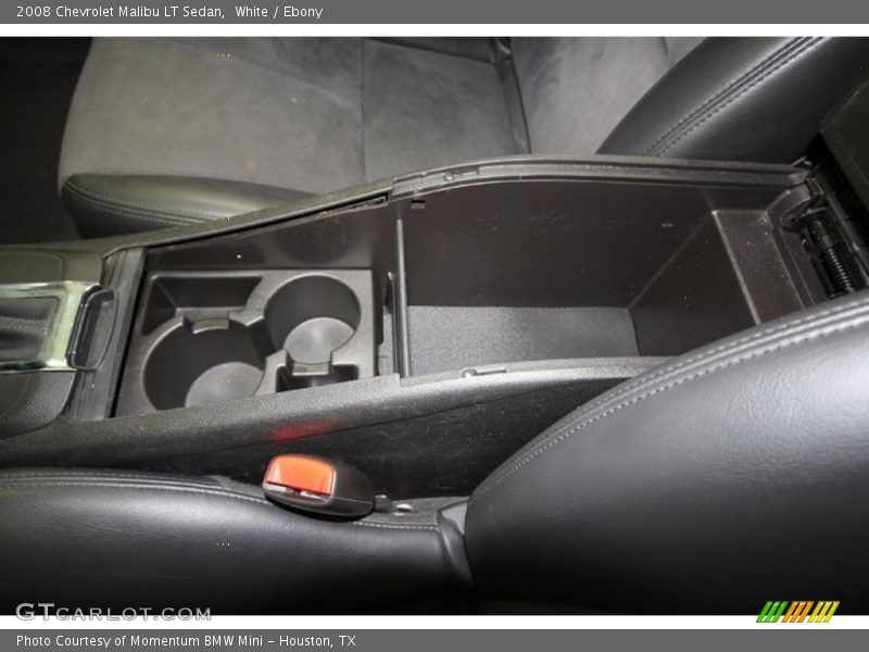 White / Ebony 2008 Chevrolet Malibu LT Sedan