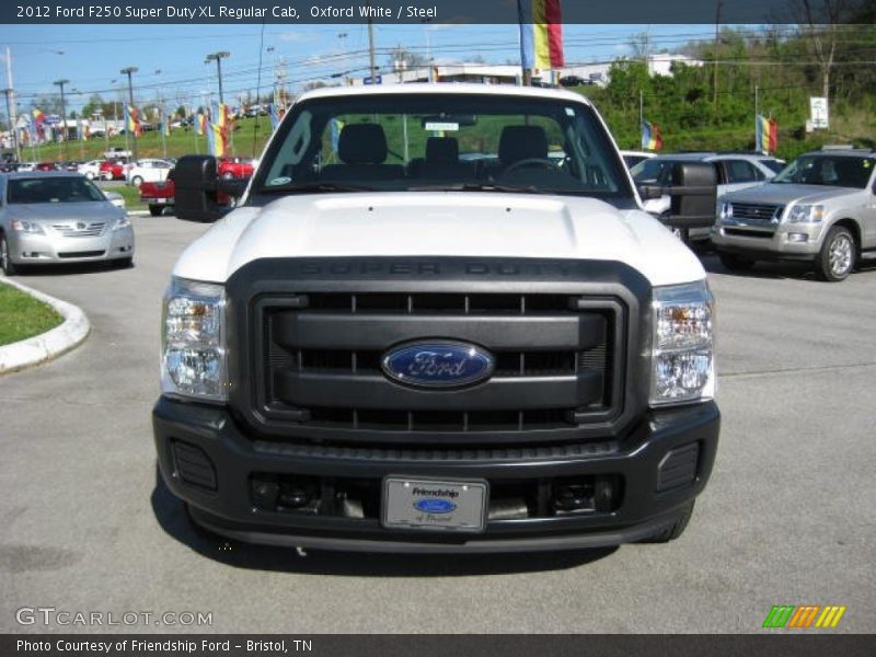 Oxford White / Steel 2012 Ford F250 Super Duty XL Regular Cab