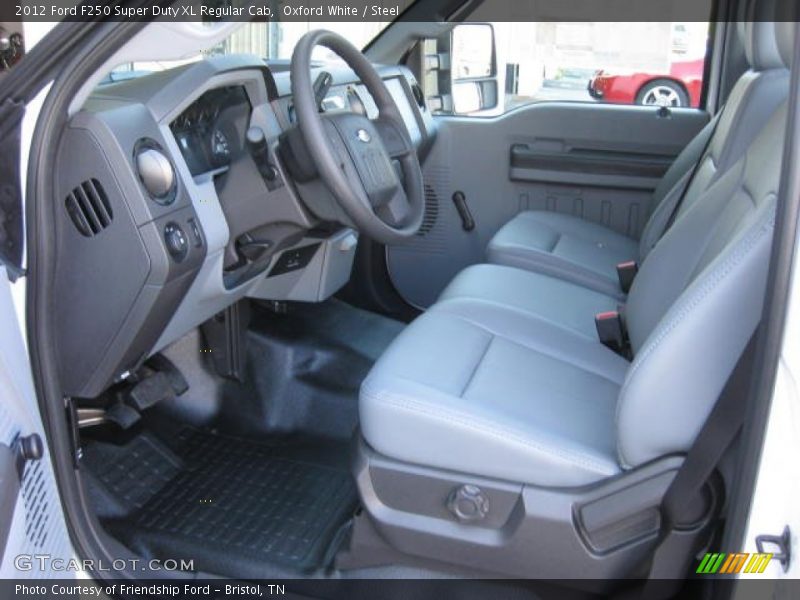  2012 F250 Super Duty XL Regular Cab Steel Interior