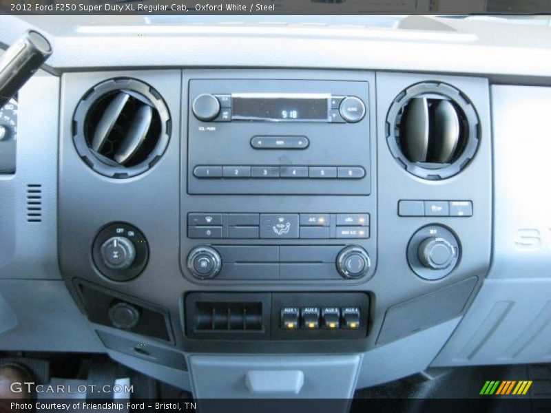 Controls of 2012 F250 Super Duty XL Regular Cab