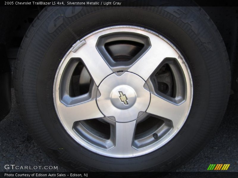 Silverstone Metallic / Light Gray 2005 Chevrolet TrailBlazer LS 4x4