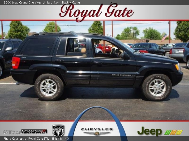 Black / Camel 2000 Jeep Grand Cherokee Limited 4x4