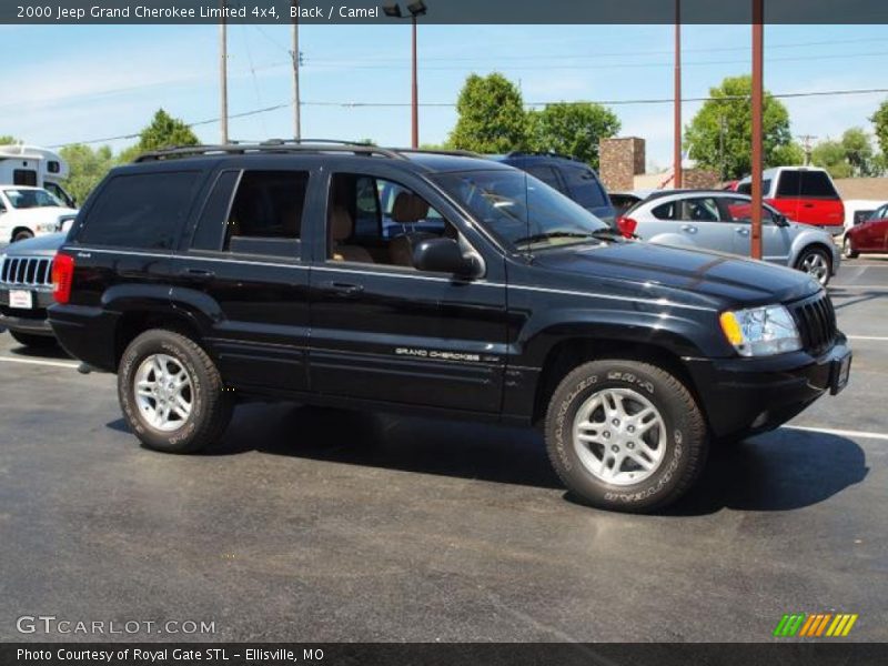 Black / Camel 2000 Jeep Grand Cherokee Limited 4x4