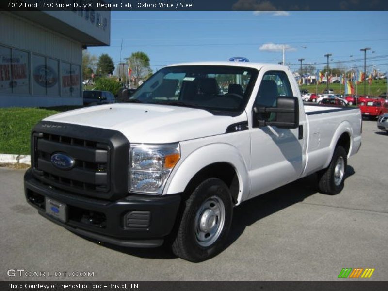 Oxford White / Steel 2012 Ford F250 Super Duty XL Regular Cab