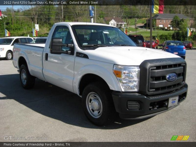 Oxford White / Steel 2012 Ford F250 Super Duty XL Regular Cab