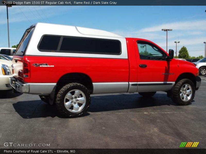Flame Red / Dark Slate Gray 2003 Dodge Ram 1500 ST Regular Cab 4x4