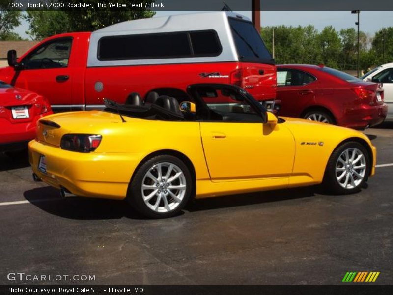 Rio Yellow Pearl / Black 2006 Honda S2000 Roadster