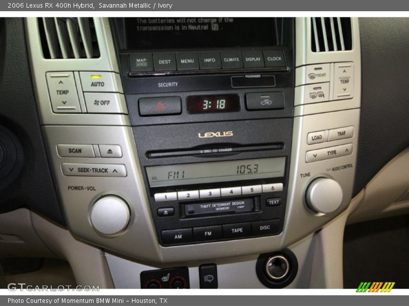 Savannah Metallic / Ivory 2006 Lexus RX 400h Hybrid