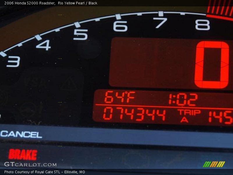 Rio Yellow Pearl / Black 2006 Honda S2000 Roadster