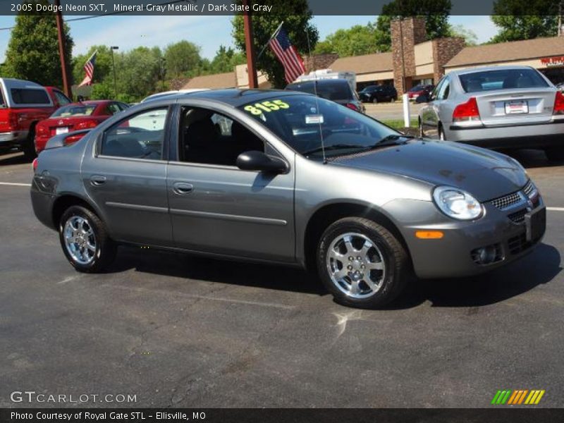 Mineral Gray Metallic / Dark Slate Gray 2005 Dodge Neon SXT