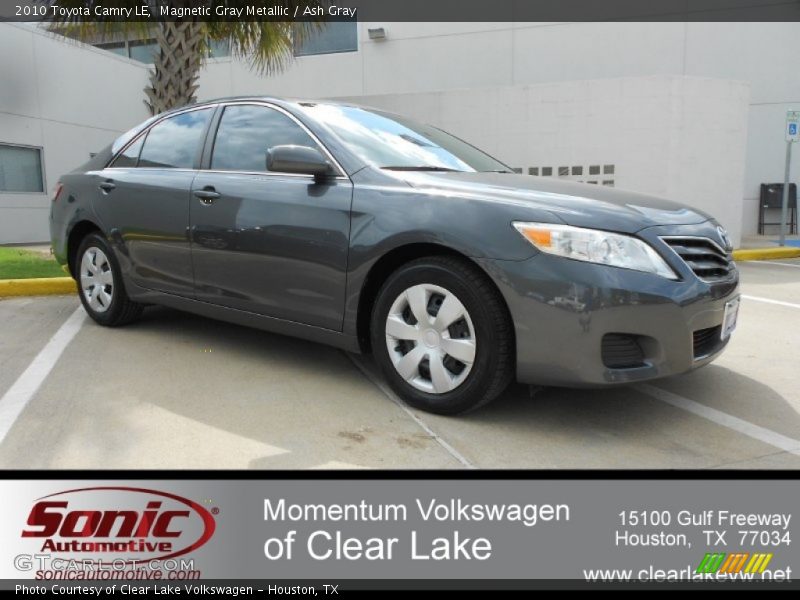 Magnetic Gray Metallic / Ash Gray 2010 Toyota Camry LE
