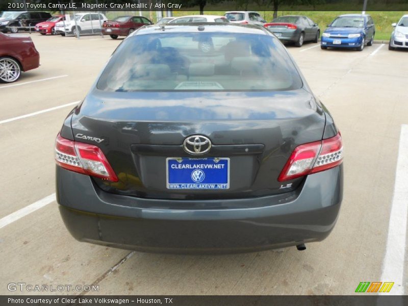 Magnetic Gray Metallic / Ash Gray 2010 Toyota Camry LE