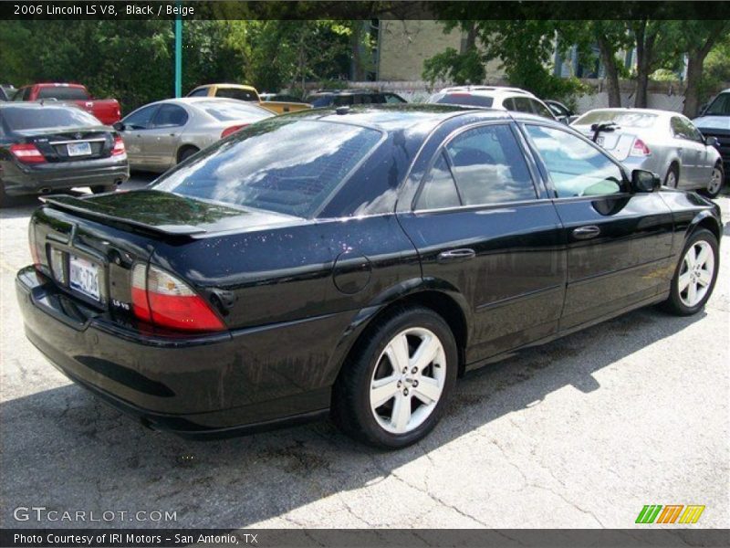 Black / Beige 2006 Lincoln LS V8