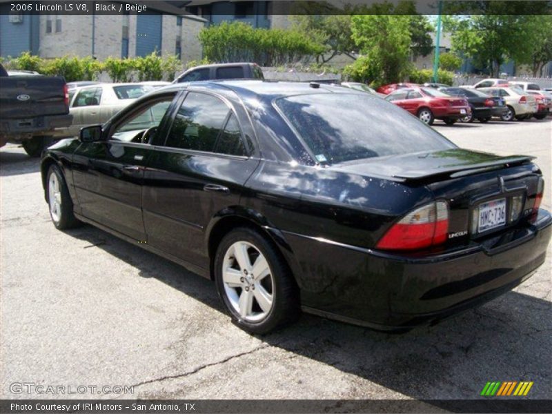 Black / Beige 2006 Lincoln LS V8