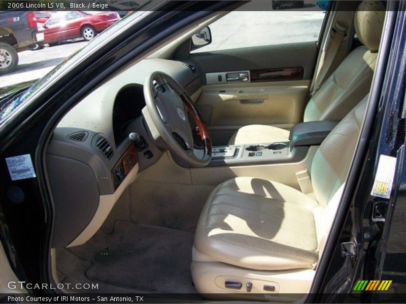 Black / Beige 2006 Lincoln LS V8